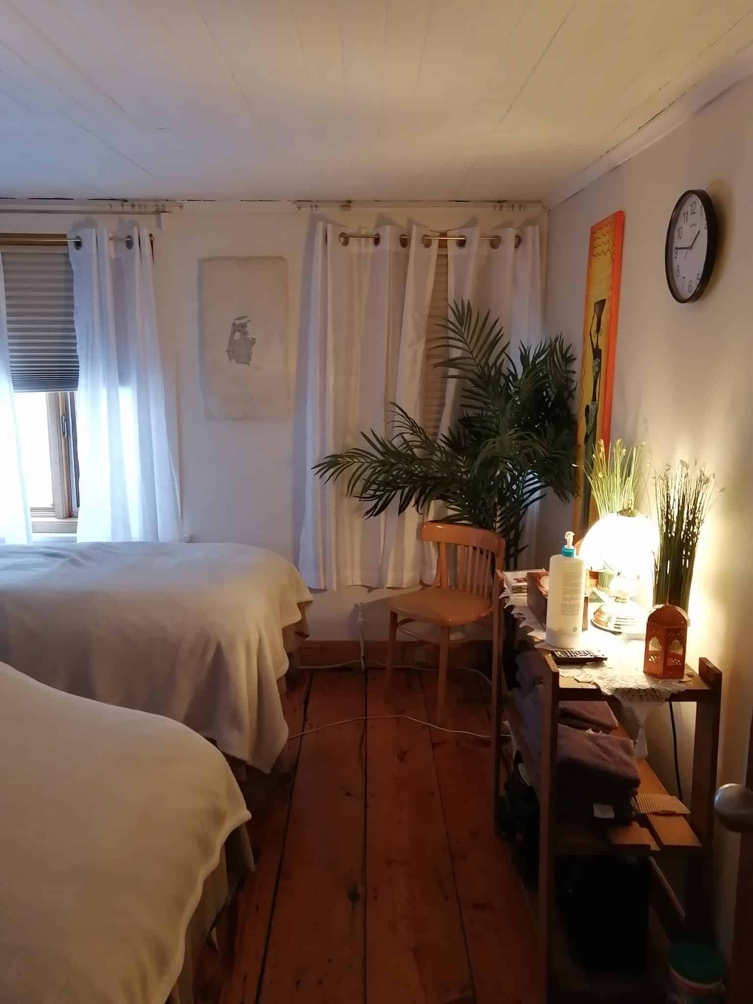 Salle L'Africaine à la Clinique de Massothérapie Descansa